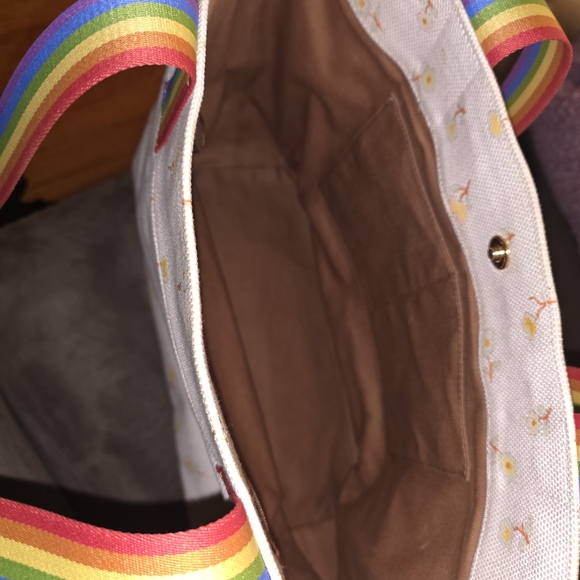 Coach Tote Bag with Rainbow Handles - Picture 4 of 13